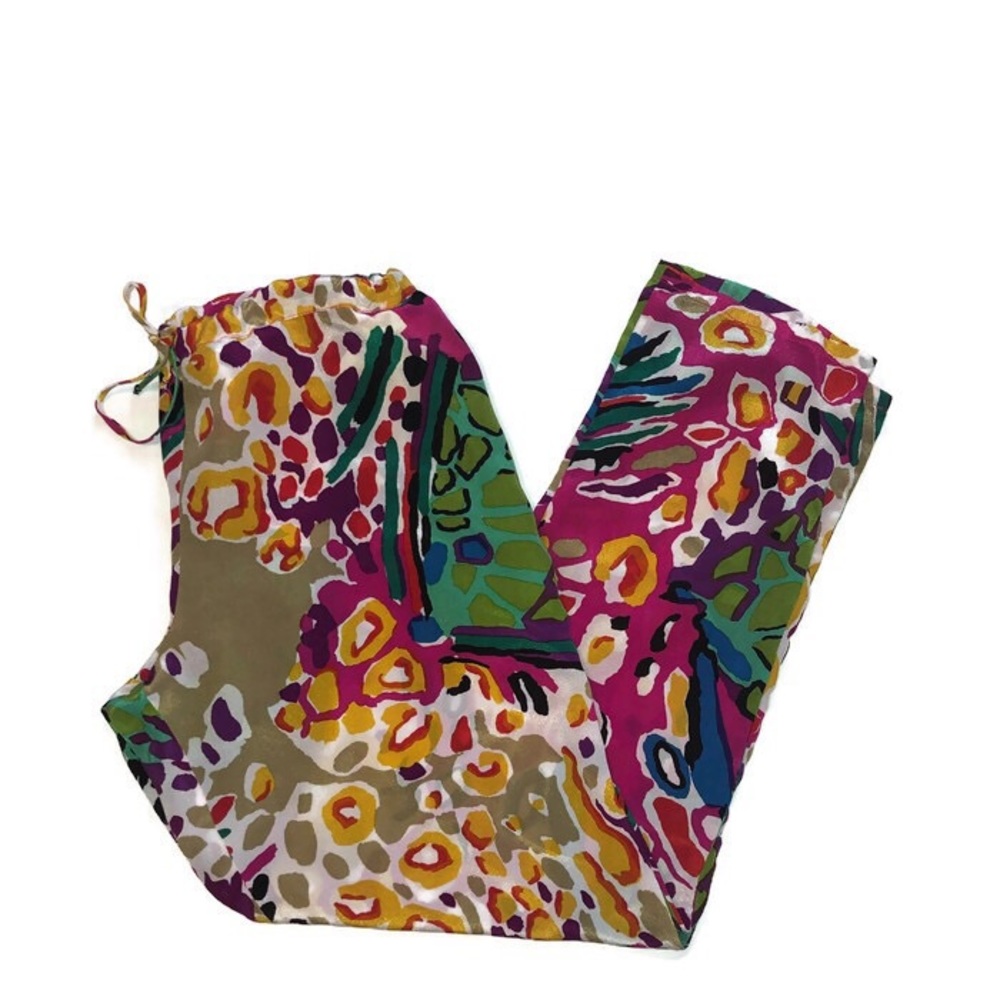 Silk Printed Pants